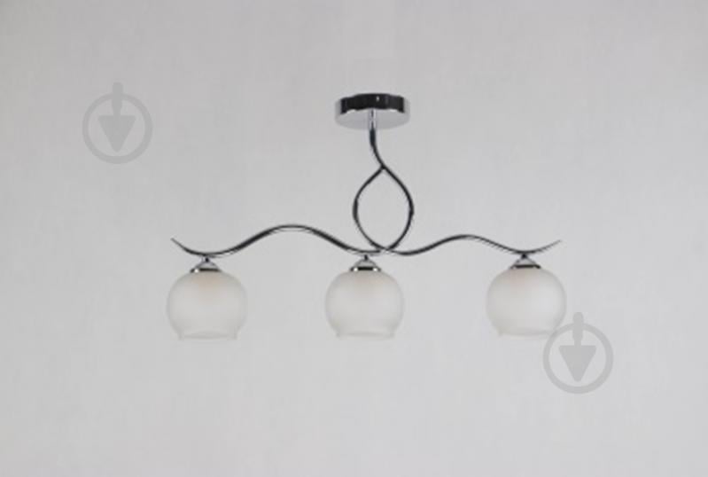 ВИТРИНА! Люстра потолочная Focus Light KOSS 3x60 Вт E27 хром KC046-3 - фото 1