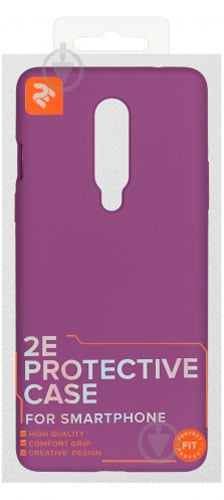 Чехол 2E для OnePlus 8 (IN2013), Solid Silicon, Purple - фото 3