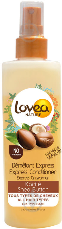 Кондиціонер Lovea Nature Instant Shea Butter Leave-in 250 мл - фото 1