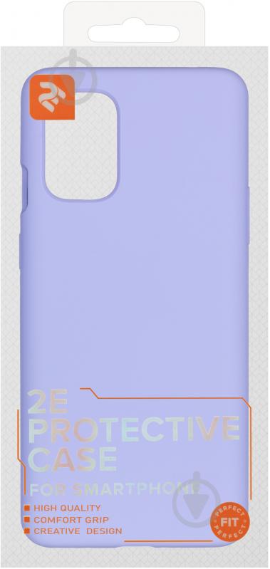 Чохол 2E для OnePlus 8T (KB2003), Solid Silicon, light Purple - фото 3