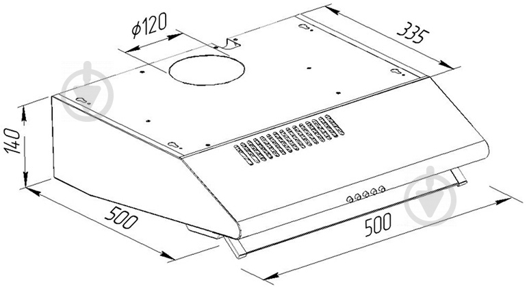 Витяжка Pyramida MH 10-50 BLACK - фото 11