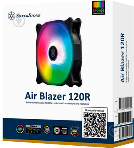 Корпусный кулер SilverStone Air Blazer AB120R-ARGB SST-AB120R-ARGB - фото 5