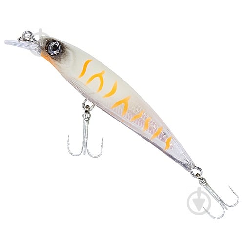 Воблер Balzer 10 г 80 мм white Colonel UV Striker Minnow Blackhead - фото 1