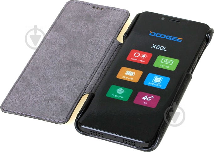 Чохол Doogee X60L" black (Силіконовий чохол з захисню пл) - фото 3