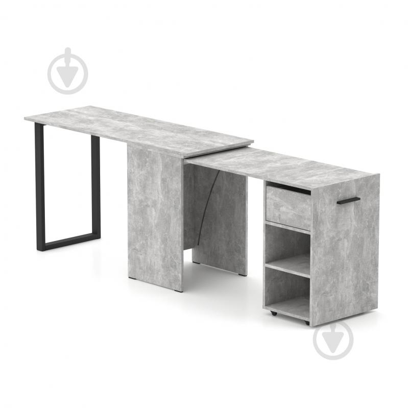 Стіл Knap Knap трансформер письмовий поворотний Hobana+Jumbo Ш1 770х1350х500 мм ательє світле/ательє світлий (S201010210 ) - фото 2 Стіл Knap Knap трансформер письмовий поворотний Hobana+Jumbo Ш1 770х1350х500 мм ательє світле/ательє світлий (S201010210 ) - фото 2