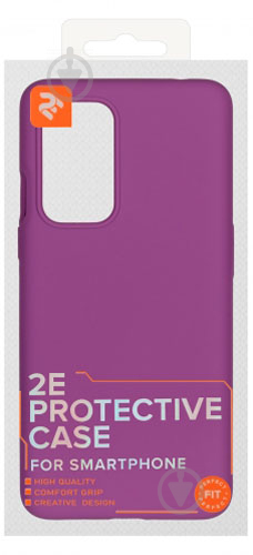 Чохол 2E для OnePlus 9 (LE2113), Solid Silicon, Purple - фото 3