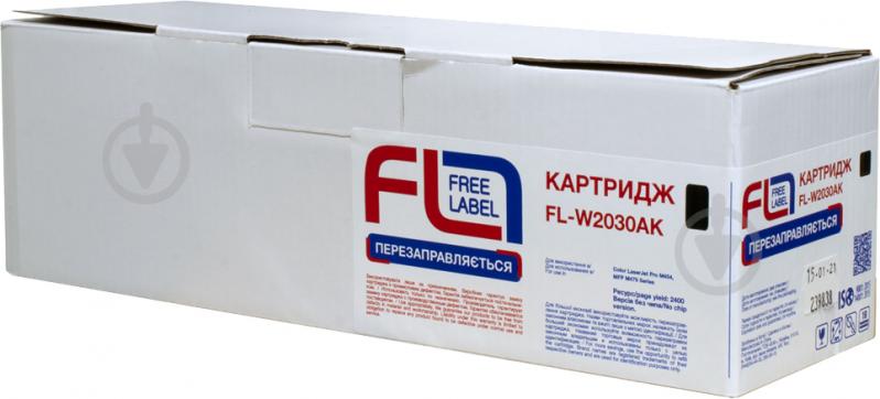 Картридж FREE LABEL HP 415A (W2030A) версия без чипа Free Label (FL-W2030AK) black - фото 2