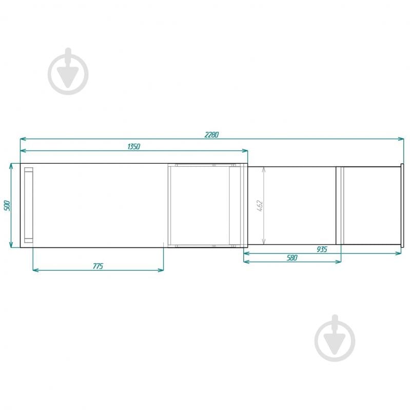 Стіл Knap Knap трансформер письмовий поворотний Hobana+Jumbo Ш1 770х1350х500 мм білий/ательє світлий (S201010222 ) - фото 9 Стіл Knap Knap трансформер письмовий поворотний Hobana+Jumbo Ш1 770х1350х500 мм білий/ательє світлий (S201010222 ) - фото 9