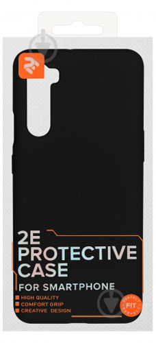 Чехол 2E для OnePlus Nord (AC2003), Solid Silicon, Black - фото 3