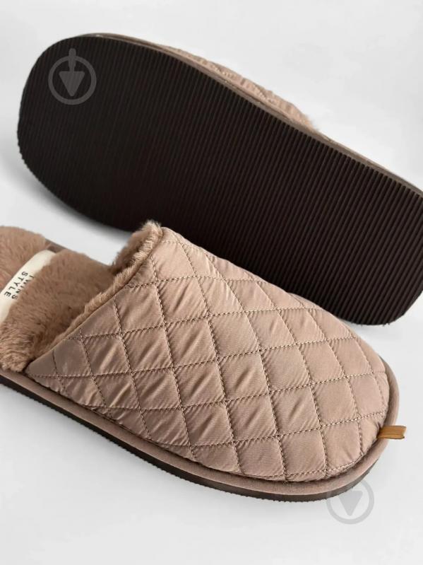 Тапки домашние Twins HS-LUX стеганные 15885 р.41/41 коричневый - фото 6 Тапки домашние Twins HS-LUX стеганные 15885 р.41/41 коричневый - фото 6