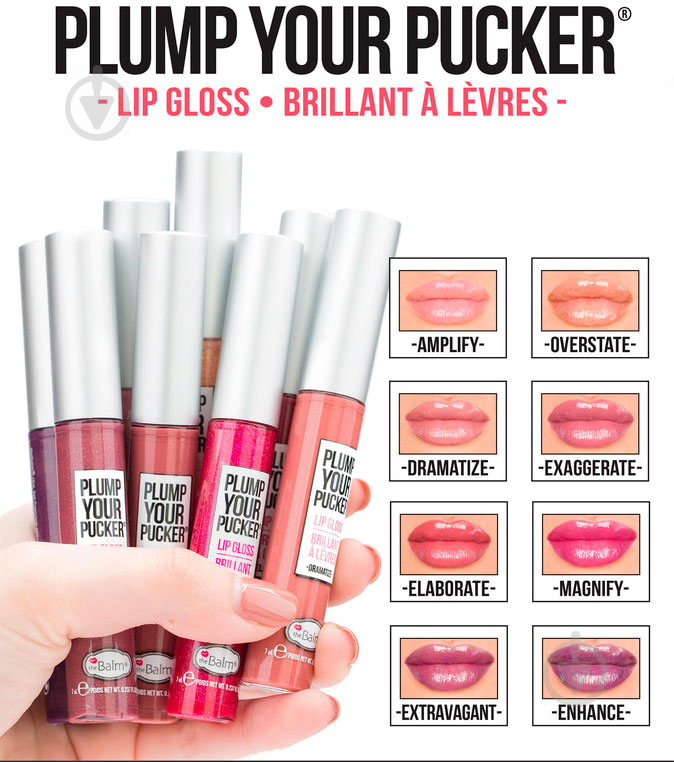 Блиск для губ theBalm Plump Your Pucker Extravagant 7 мл - фото 3