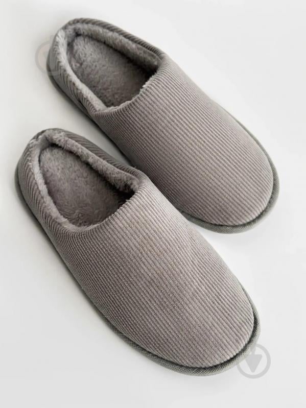Тапки домашние Twins Velvet 15890 р.40/41 серый - фото 3 Тапки домашние Twins Velvet 15890 р.40/41 серый - фото 3