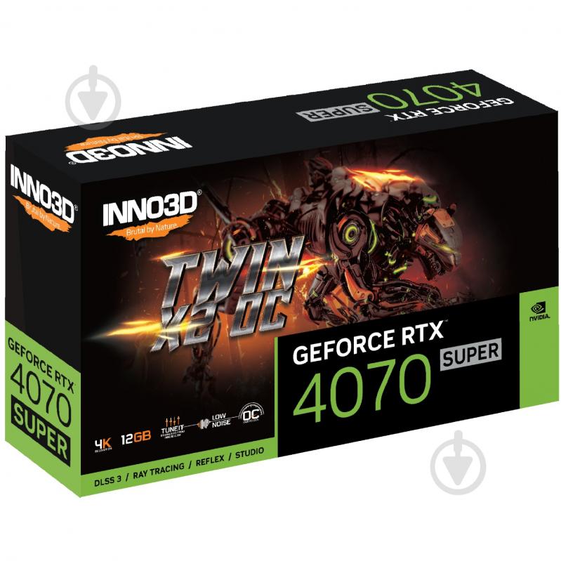 Видеокарта Inno3D GeForce RTX 4070 Super 12GB GDDR6X 192bit (N407S2-126XX-186162N) - фото 7