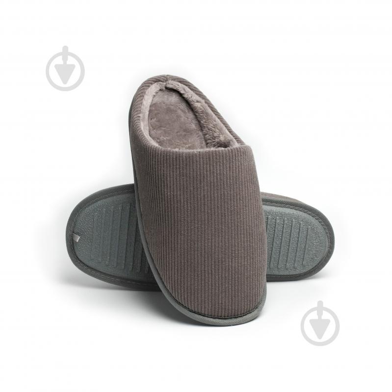 Тапки домашние Twins Velvet 15891 р.42/43 серый - фото 2 Тапки домашние Twins Velvet 15891 р.42/43 серый - фото 2
