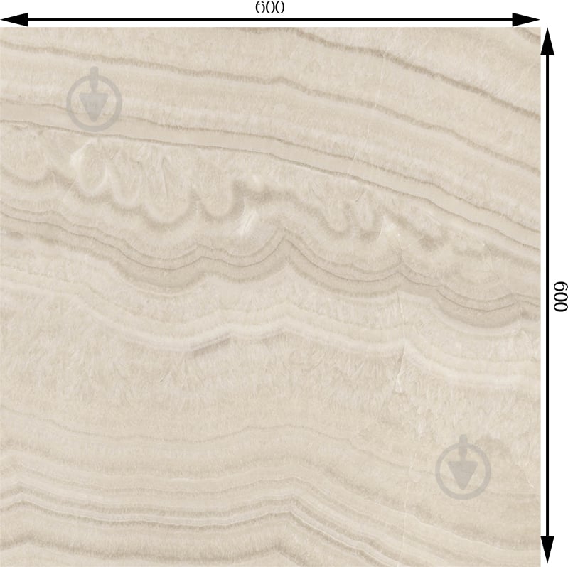 Плитка Golden Tile Onyx beige 871520/871529 60x60 см - фото 2