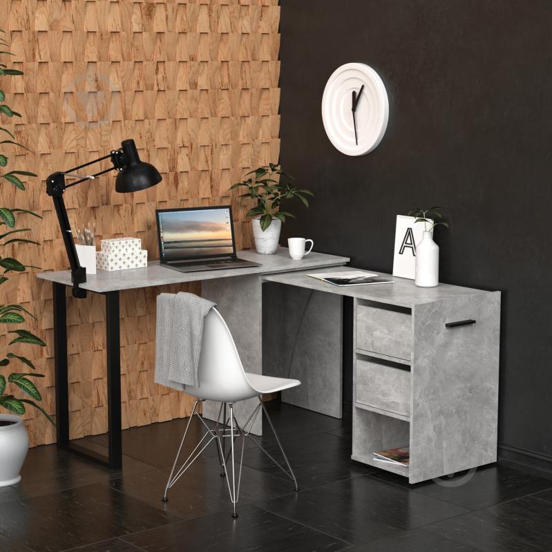 Стіл Knap Knap трансформер письмовий поворотний Hobana+Jumbo Ш2 770х1350х500 мм ательє світле/ательє світлий (S201020210 ) - фото 5 Стіл Knap Knap трансформер письмовий поворотний Hobana+Jumbo Ш2 770х1350х500 мм ательє світле/ательє світлий (S201020210 ) - фото 5