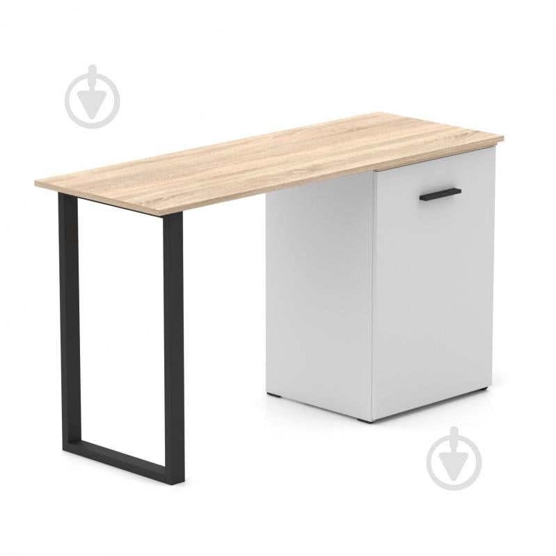 Стіл Knap Knap трансформер письмовий поворотний Hobana+Jumbo Ш2 770х1350х500 мм білий/дуб сонома (S201020221 ) - фото 4 Стіл Knap Knap трансформер письмовий поворотний Hobana+Jumbo Ш2 770х1350х500 мм білий/дуб сонома (S201020221 ) - фото 4