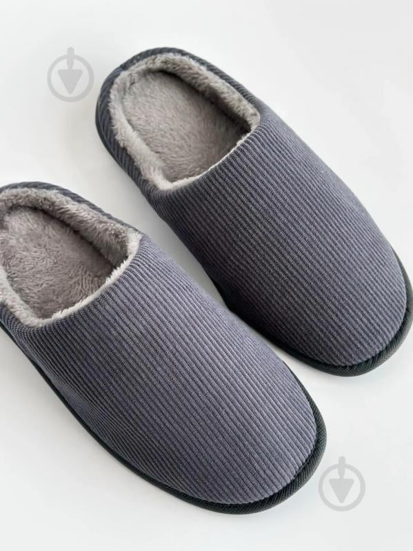 Тапки домашние Twins Velvet 15895 р.44/45 графит - фото 3 Тапки домашние Twins Velvet 15895 р.44/45 графит - фото 3