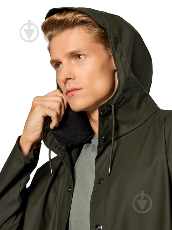 Куртка чоловіча демісезонна Rains Jacket 1201-004 р.XS-S зелена - фото 3