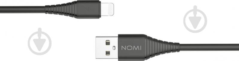 Кабель Nomi USB - Lightning DCBQ 10i 1 м black (712586) - фото 1 Кабель Nomi USB - Lightning DCBQ 10i 1 м black (712586) - фото 1