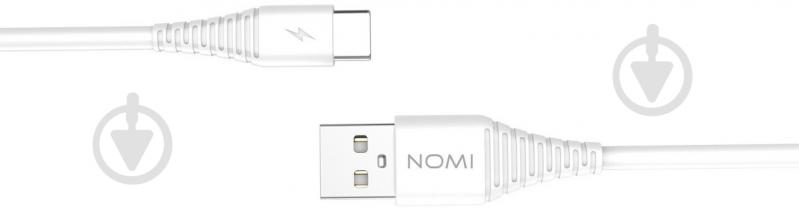 Кабель Nomi USB - USB Type-C DCBQ 10c 1 м white (712590) - фото 1