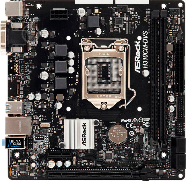 Материнская плата ASRock H310CM-ITX/AC (Socket 1151, Intel H310, mirco ATX) - фото 2