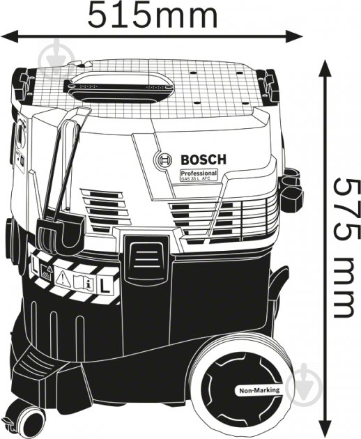 УЦІНКА! Пилосос Bosch Professional GAS 35 L AFC 06019C3200 (УЦ №66) - фото 7