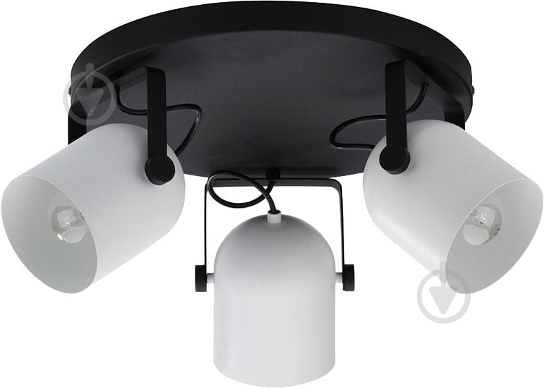 ВИТРИНА! Спот TK Lighting Spectra 3x60 Вт Е27 черный/белый 3491 - фото 1