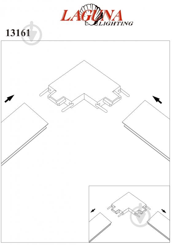 Соединитель угловой Laguna Lighting 13161 2,7 см черный - фото 3 Соединитель угловой Laguna Lighting 13161 2,7 см черный - фото 3