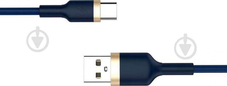 Кабель Nomi USB - USB Type-C DCTQ 10c 1 м Blue (712593) - фото 1