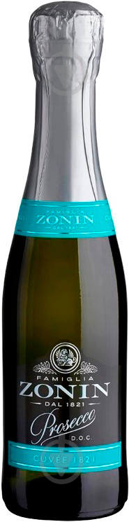 Вино игристое Zonin Prosecco Brut Cuvee1821 белое сухое 0,2 л - фото 1