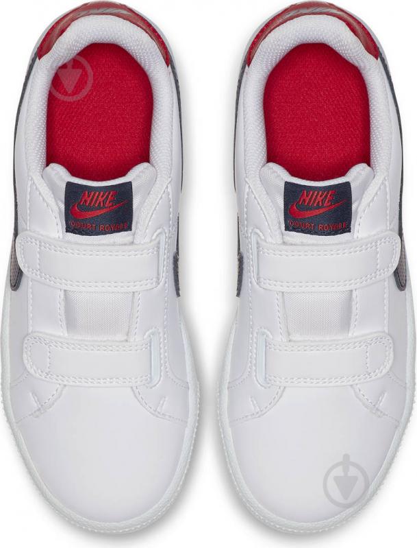 Кроссовки для мальчиков Nike COURT ROYALE (GS) 833536-107 р.28,5 белые - фото 4