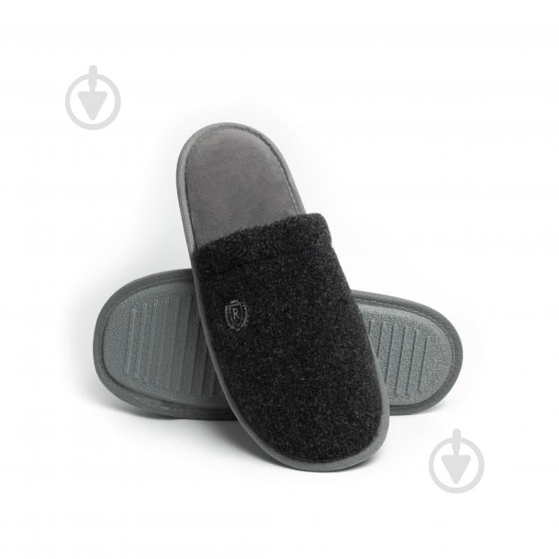 Тапки домашние Twins Lama с вышивкой 15899 р.44/45 серый с черным - фото 2 Тапки домашние Twins Lama с вышивкой 15899 р.44/45 серый с черным - фото 2