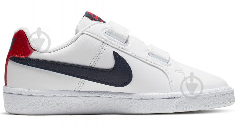 Кроссовки для мальчиков Nike COURT ROYALE (GS) 833536-107 р.31,5 белые - фото 2