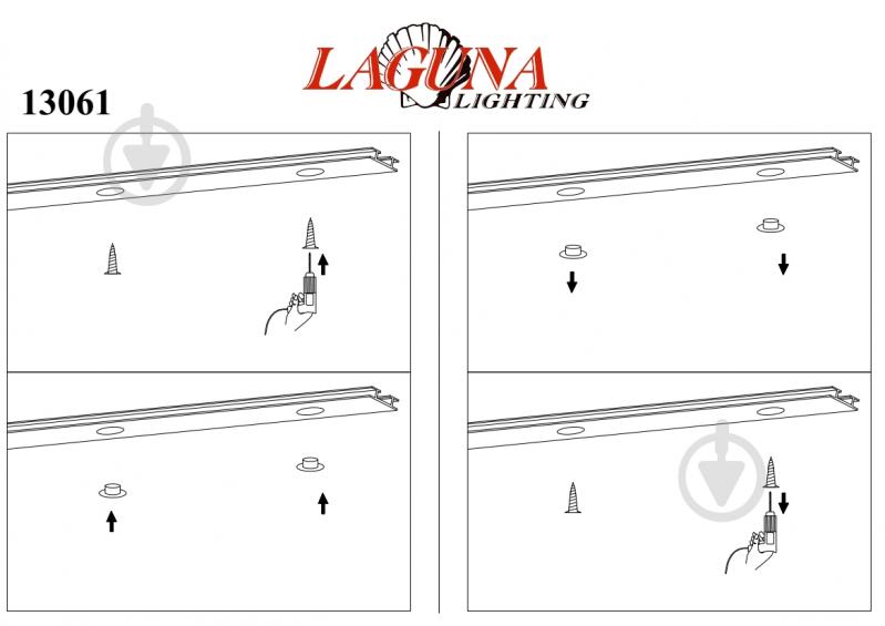 Шинопровод Laguna Lighting 13061 100 см черный - фото 3