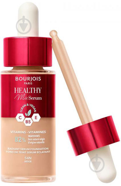 Тональная основа BOURJOIS Healthy mix serum (54N) Beige 30 мл - фото 1