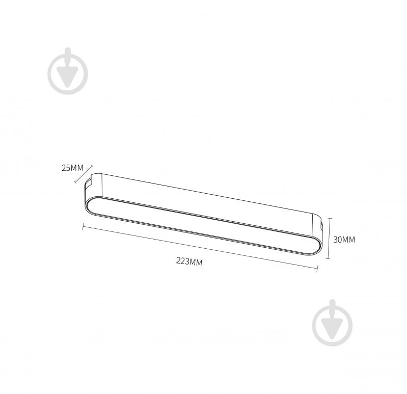 Трековый светильник Laguna Lighting 12 Вт черный 13463-12 - фото 3