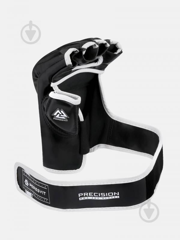 Перчатки для MMA Peresvit 501304-102 р. S Precision gloves черный с белым - фото 3