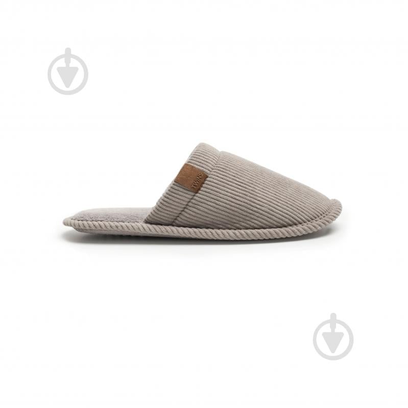 Капці домашні Twins вельвет 15851 р.40 сірий - фото 4 Капці домашні Twins вельвет 15851 р.40 сірий - фото 4