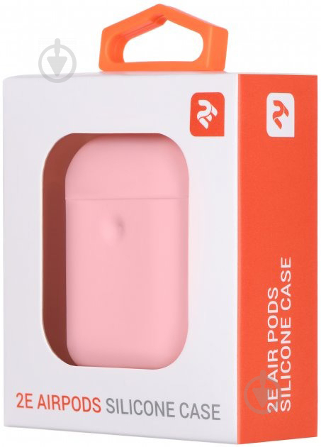 Чехол для наушников 2E Pure Color Silicone light pink 2E-AIR-PODS-IBPCSI-3-LPK - фото 3