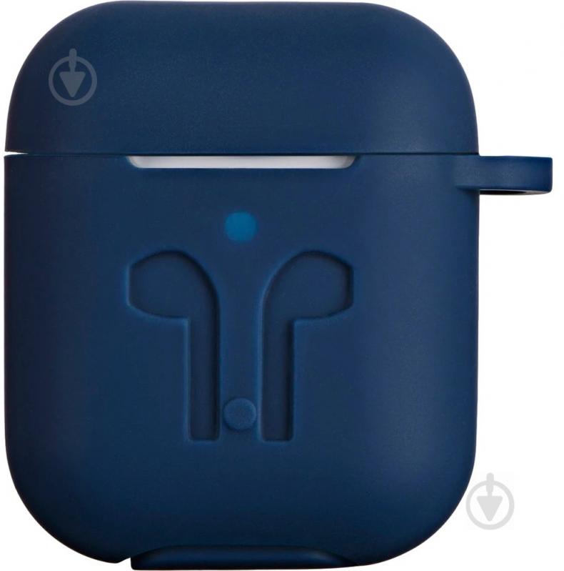 Чехол для наушников 2E Pure Color Silicone navy 2E-AIR-PODS-IBPCSI-3-NV - фото 2