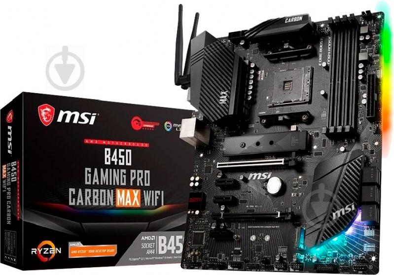 Материнская плата MSI B450 GAM PROCAR MAXWIFI (Socket AM4, AMD B450, ATX) - фото 2