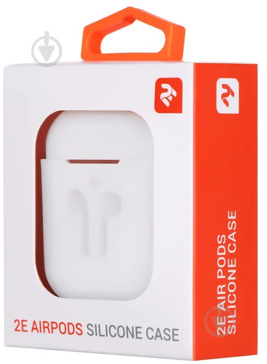 Чехол для наушников 2E Pure Color Silicone white 2E-AIR-PODS-IBPCSI-3-WT - фото 3