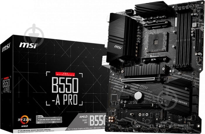 Материнская плата MSI B550-A PRO (Socket AM4, AMD B550, ATX) - фото 5