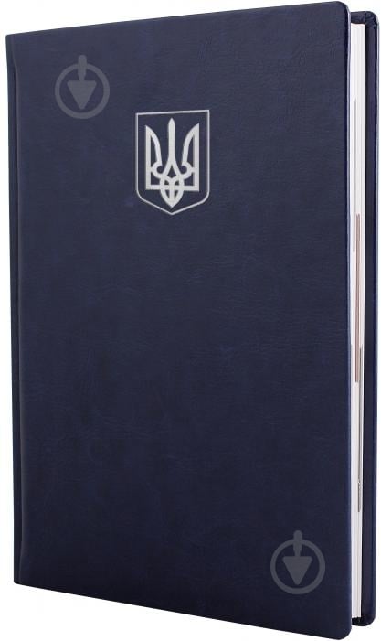 Дневник датированный NEBRASKA Герб Optima A5 2027 синий - фото 1