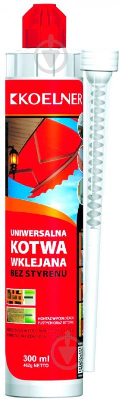 Химический анкер KEM-PSF 175 мл Koelner 175 мл - фото 1 Химический анкер KEM-PSF 175 мл Koelner 175 мл - фото 1