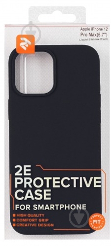 Чехол 2E для Apple iPhone 12 Pro Max (2E-IPH-12PRM-OCLS-BK) black - фото 2 Чехол 2E для Apple iPhone 12 Pro Max (2E-IPH-12PRM-OCLS-BK) black - фото 2