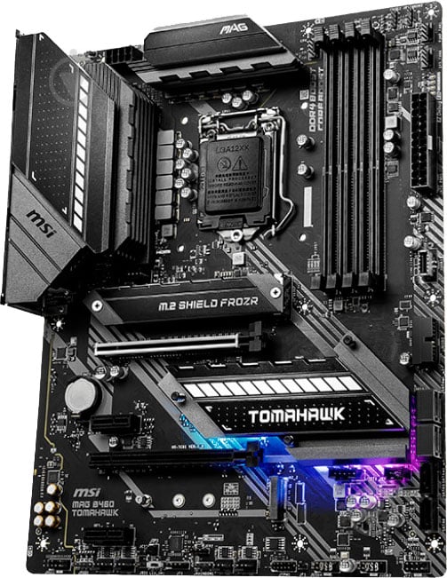 Материнская плата MSI MAG B460 TOMAHAWK (Socket 1200, Intel B460, ATX) - фото 1