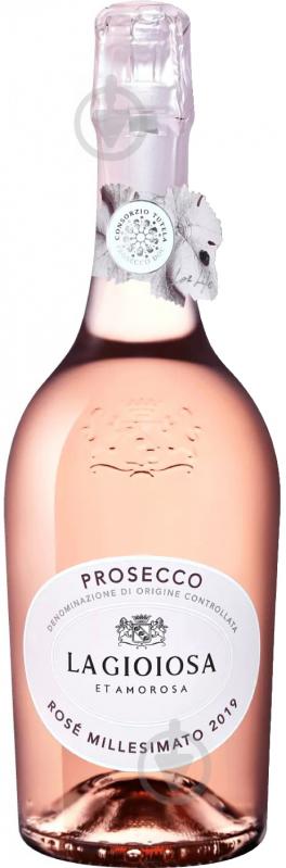 Вино ігристе Prosecco Rose Millesimato La Gioiosa розове сухе 750 мл - фото 1