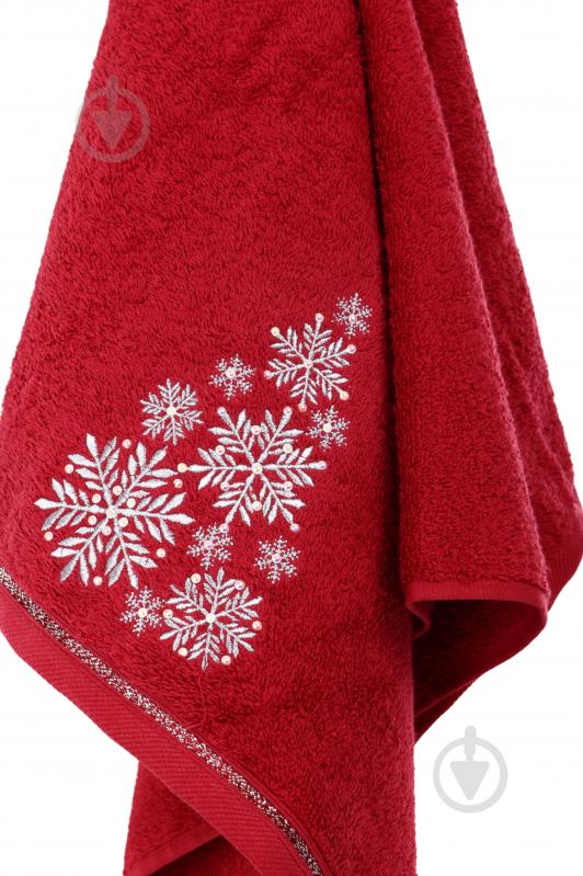 Набор полотенец махровых Sparkle 2 шт. 50x90 см красный/белый La Nuit - фото 6 Набор полотенец махровых Sparkle 2 шт. 50x90 см красный/белый La Nuit - фото 6